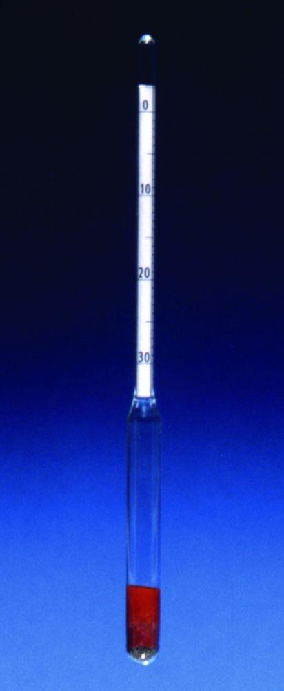 GECO Hydrometer Acc.to Baumé 0.5–8.0° Bé, 260mm, Without Thermo Scientificmeter
