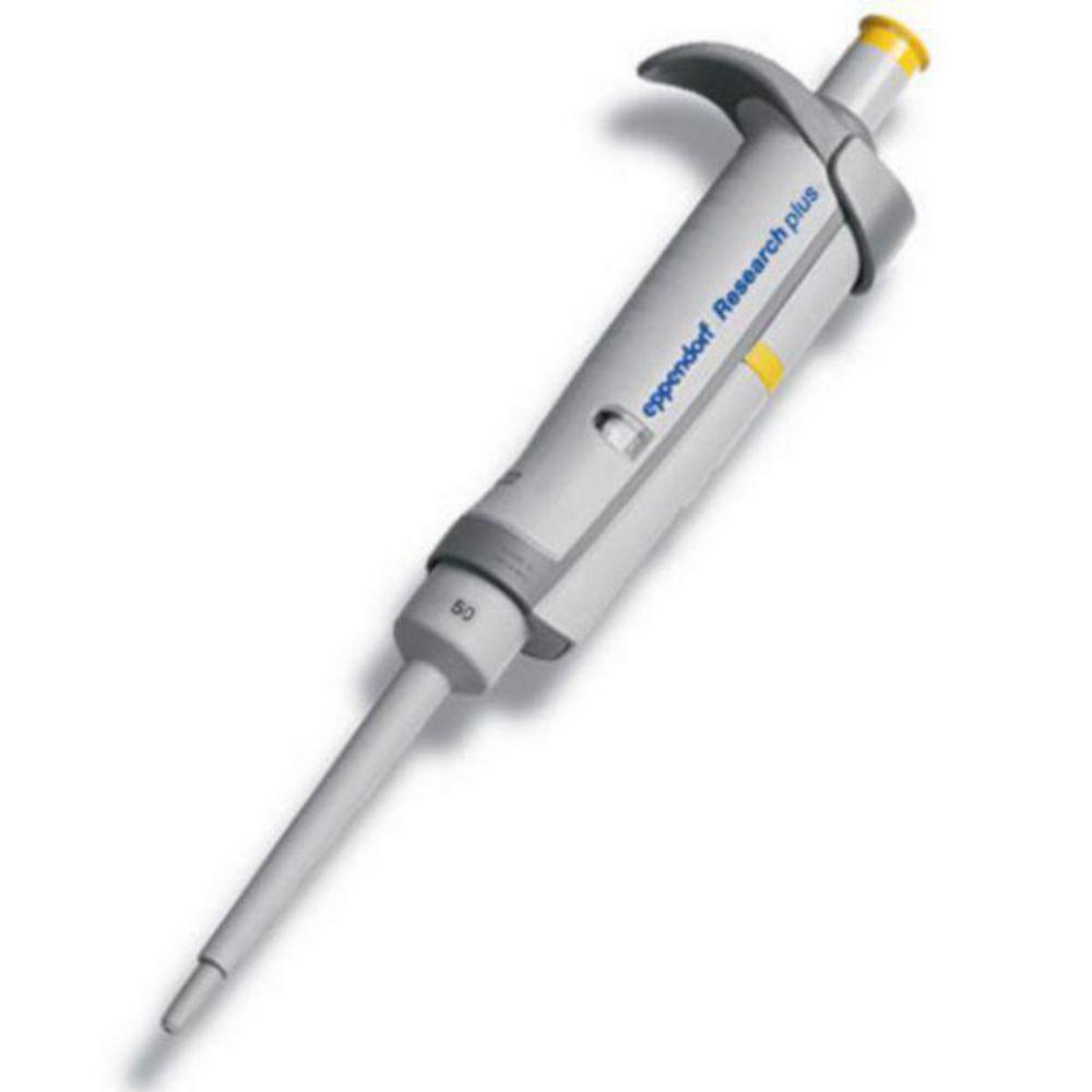 Eppendorf Research Plus Single-Channel Fixed 50 µL, Yellow

