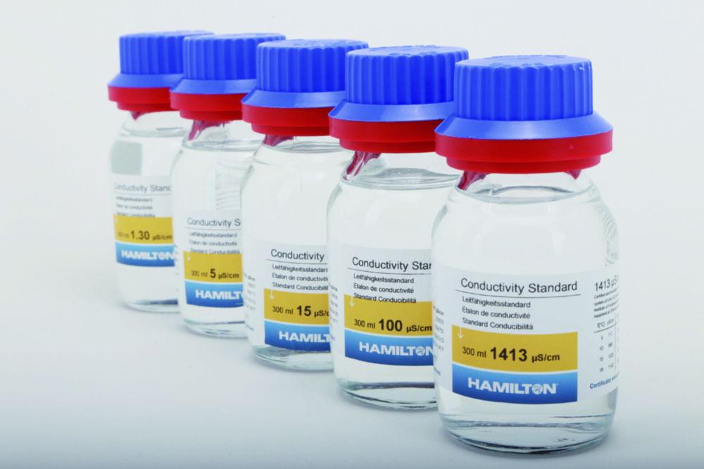 Hamilton Central Conductivity Standards 1413 µS/cm, 250 mL, Accuracy +/-1%