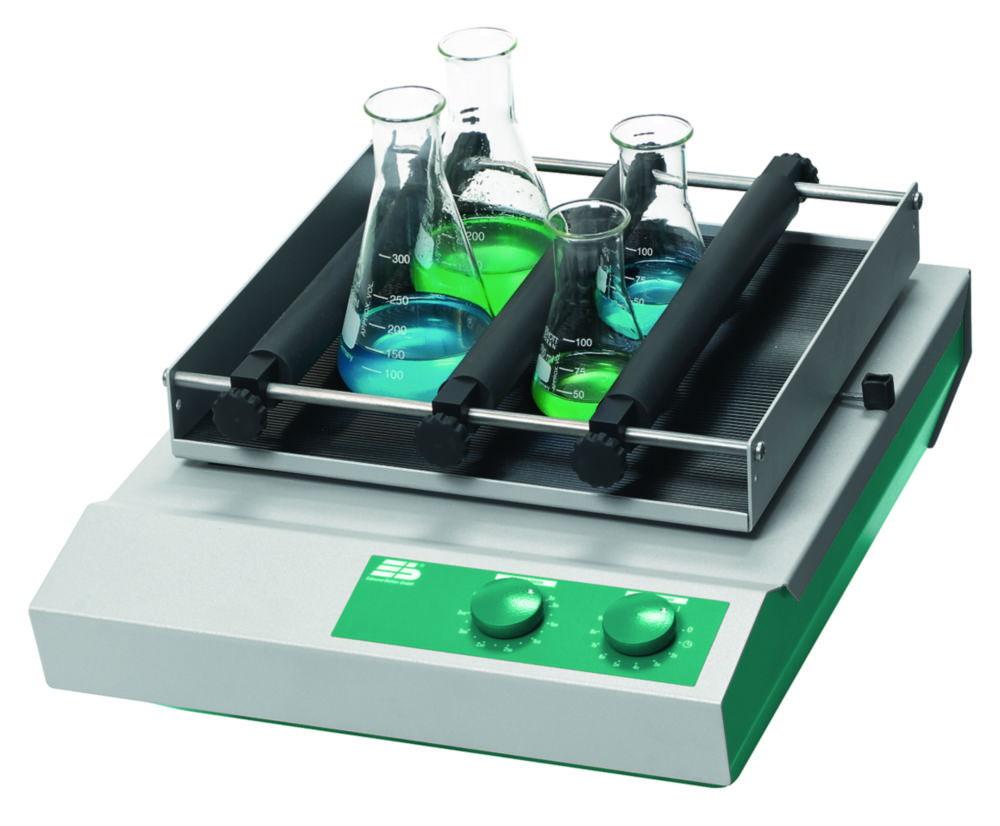 Edmund Bühler Combination Shaker KL 2, Reciprocat. Motion, Speed: 30 - 420 rpm, Platform: 300 x 300 mm, With Attachment System & 3 Clamping Rollers