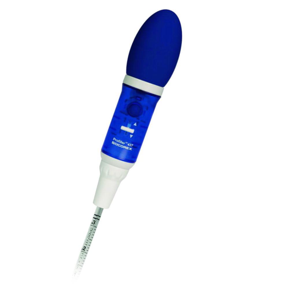 SOCOREX Profiller 437 Manual Pipette Filler (Blue Suction Bulb)