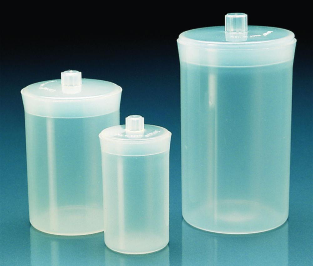 Kartell Weighing Bottles 30 x 50 mm 50 mL PP with Push-On Lid