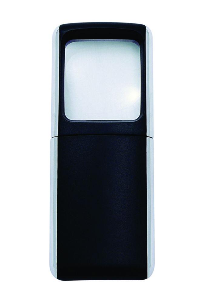 Werner Dorsch Magnifying Glass Angularly Illuminated Including Batteries, Black

