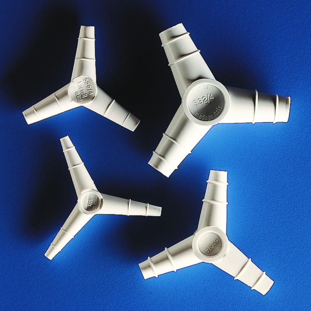 Kartell 120 Tube Connector, Y-Shape, 8-10 mm, PP, White