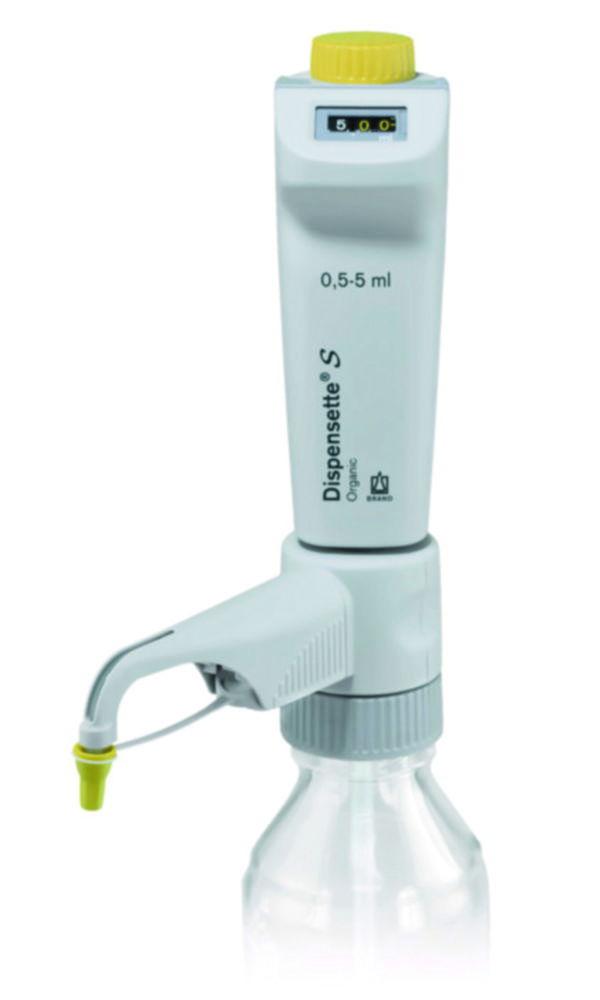BRAND Dispensette S Organic, Digital 0.5 - 5 ml, Without Recirculation Valve