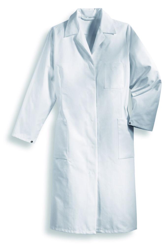 Uvex Ladies' Laboratory Coat, Size 52, White, 100% Cotton, 1/1 Arm Type (81509)​

