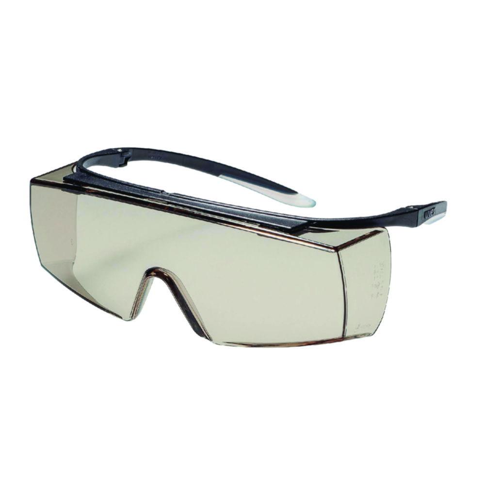 Uvex Protection Glasses Super F-OTG 9169, Colour Black/White, Lenses PC Light Brown, UV 5-1.4, UVEX CBR 65

