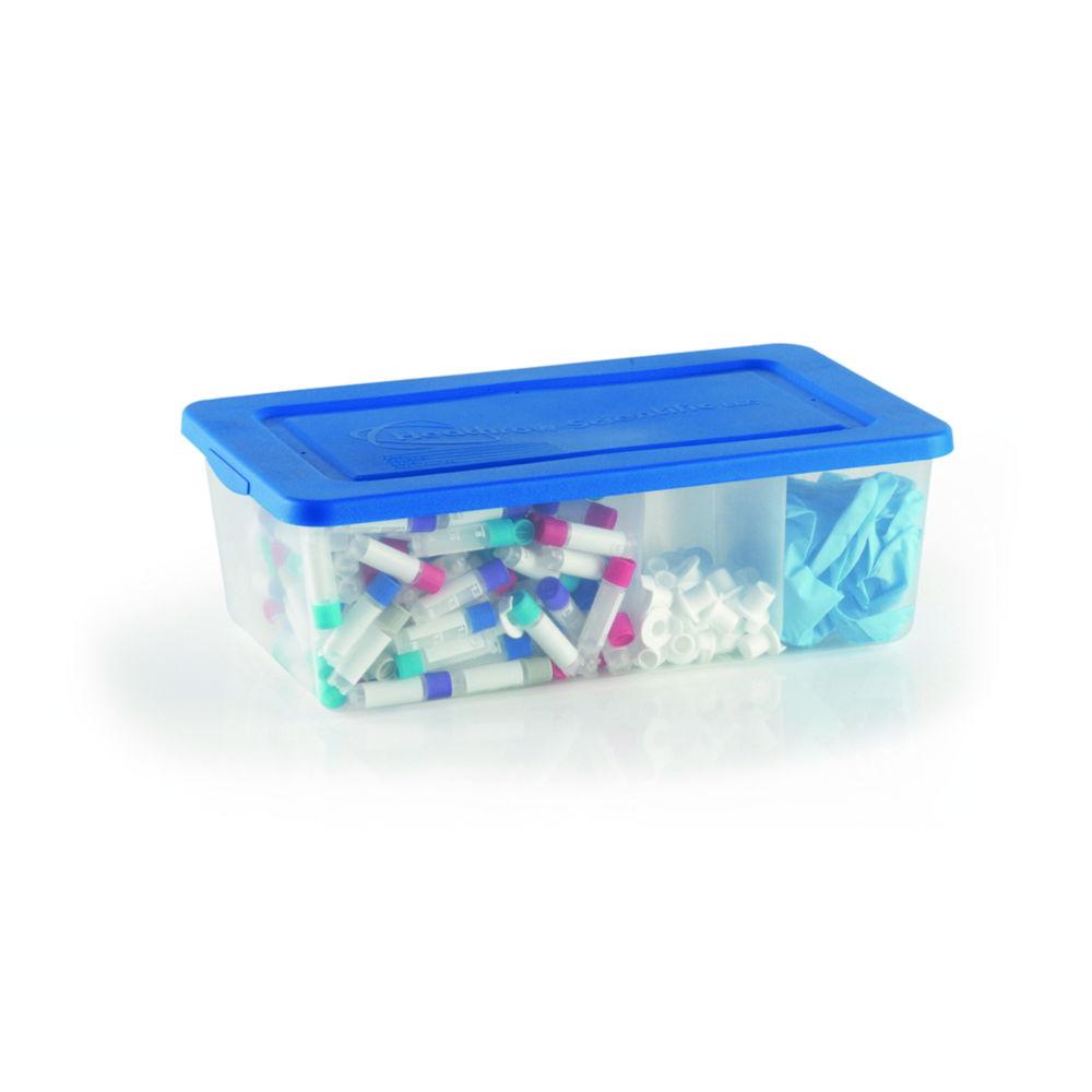 Heathrow Scientific Container Tubby with Lid and Divider, 330x200x70mm