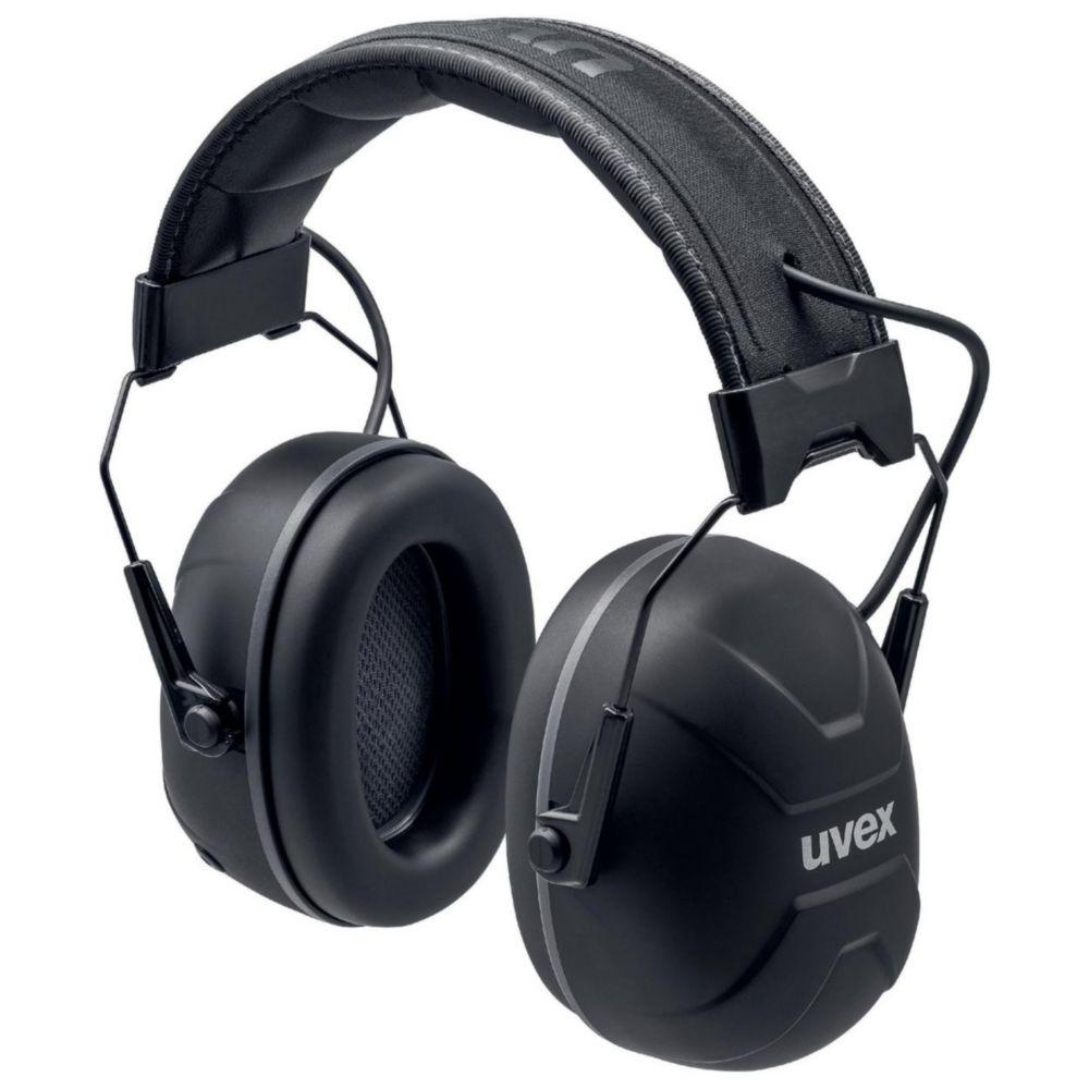 Uvex Safety Earmuffs 2640001 Black SNR 31 dB Sizes L, M, S

