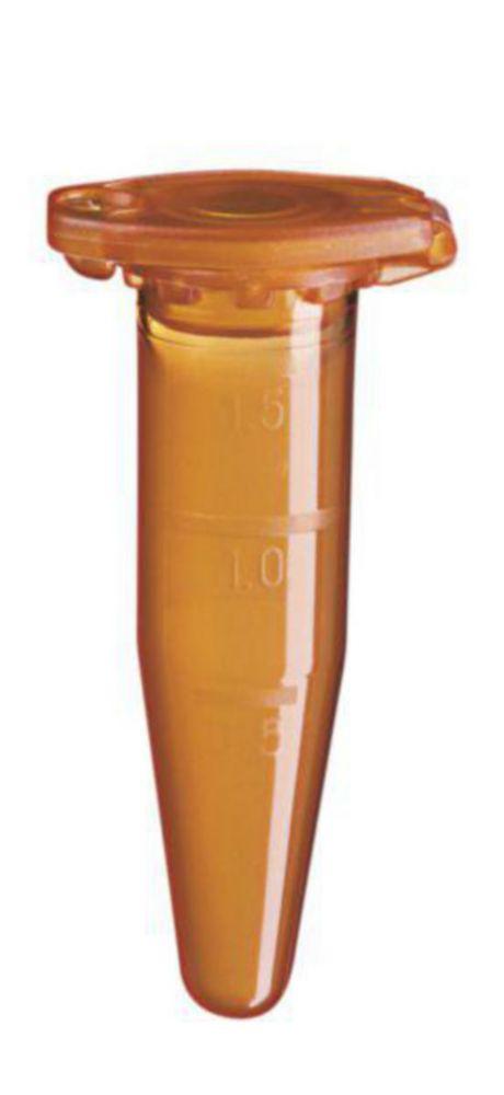 Eppendorf Safe-Lock Reaction Vessels/Cap 1.5 mL Amber, Pack of 1000

