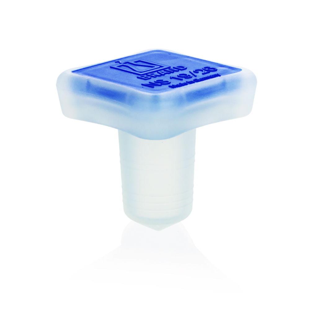 BRAND Cone-Cut Stoppers NS 24/29, Square Internal Concave, PP with Seal Rings, Pack of 10

