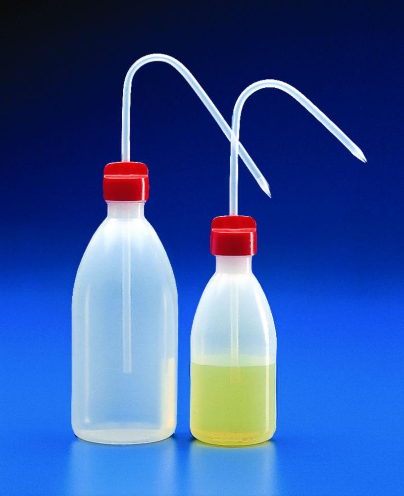 Kartell Wash Bottle 50 mL PE 35 x 96 mm with Red Cap