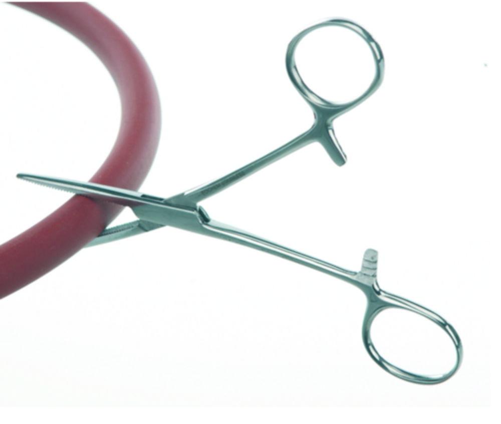 BOCHEM Tubing Clamp, Pean, Stainless Steel, Length 140 mm