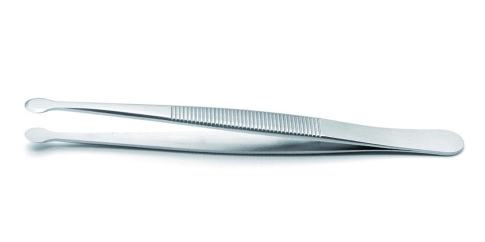 Ideal-tek High Precision Tweezers 120 mm Type 34A.SA, Smooth Tip to Hold Delicate Parts, Stainless Steel, Anti-Magnetic, Anti-Acid