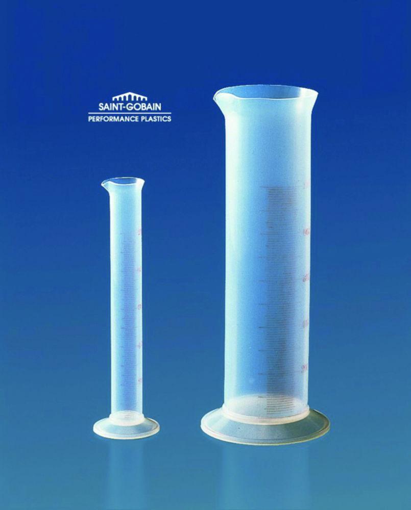 Saint-Gobain Chemware 50mL, PFA Graduated Cylinder with Spout and Broad Base