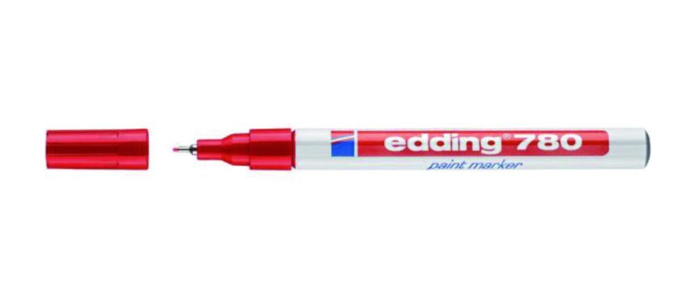 Edding Lackmarker 780 Red, Streak Strength Ca. 0.8 mm

