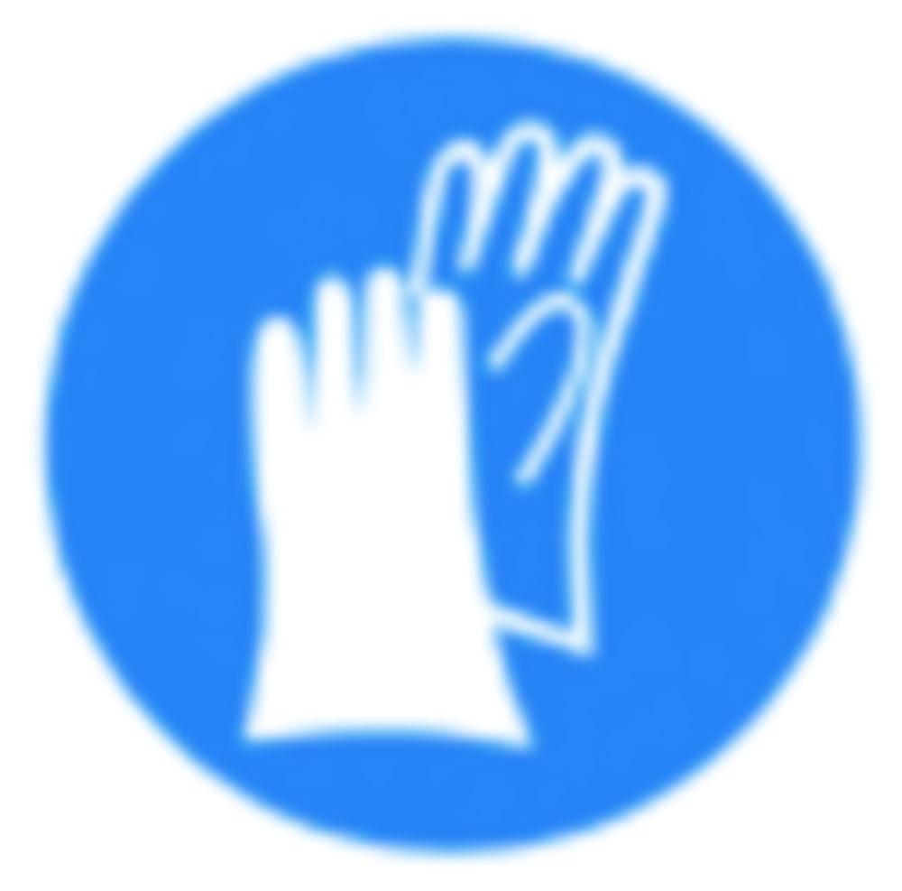 SecuBox® Midi, 23.6x22.5x12.5cm transparent "protective gloves"