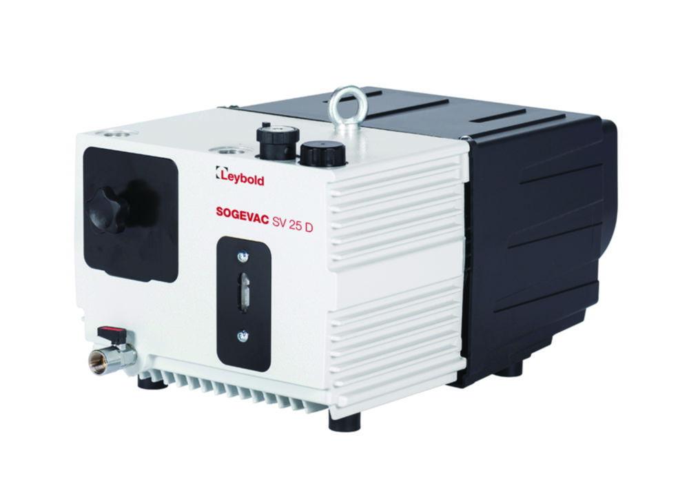 Leybold Rotary Vane Pump SOGEVAC SV25 D, Pumping Speed 25.00 m³/h, Single-Stage, Oil-Sealed