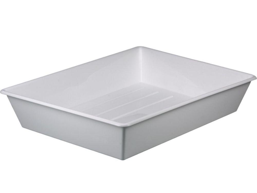 Bürkle Laboratory Tray, 648 × 846 × 160 mm, White Polypropylene
