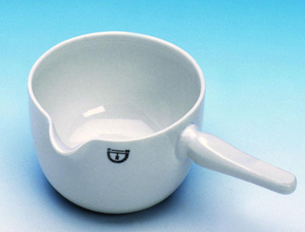 Haldenwanger Casserole Porcelain Cap 500 mL, 127 mm, Height 70 mm