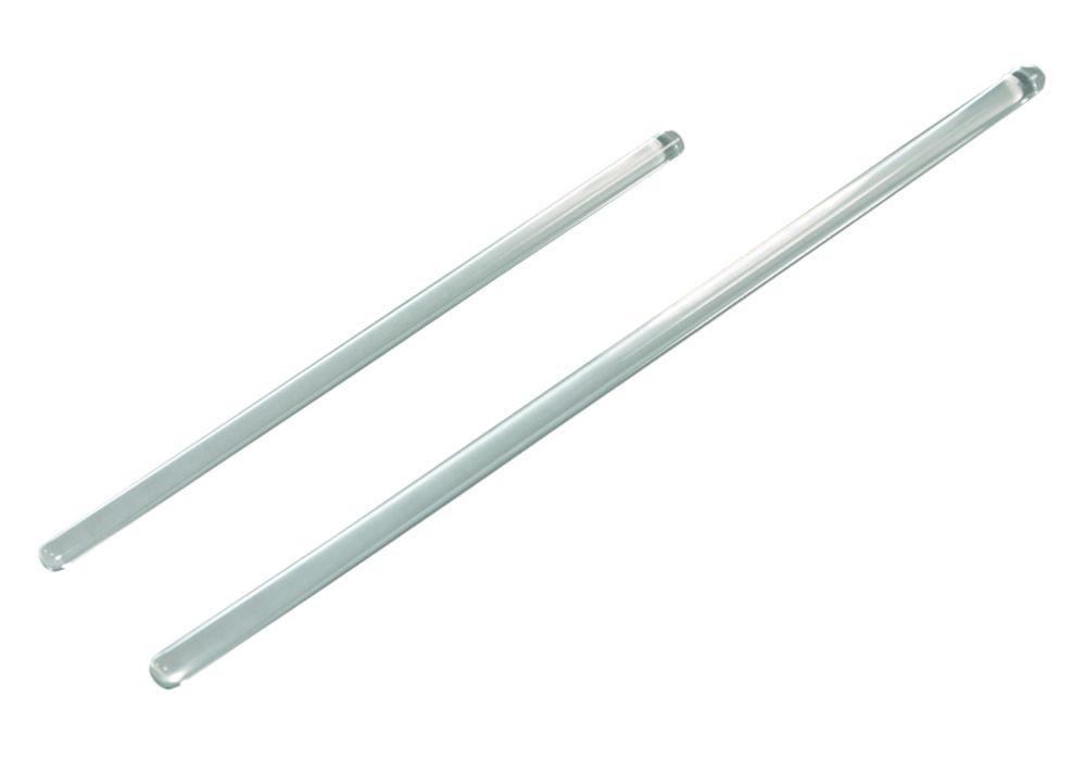 LLG Stirring Rods, Glass, Fused Ends, 150 x 5 mm, Pack of 10