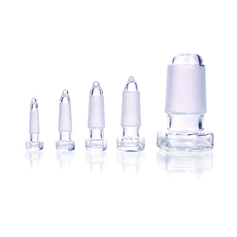 DWK Duran Hexagonal Stopper NS 34/35 Pointed, DG Ground