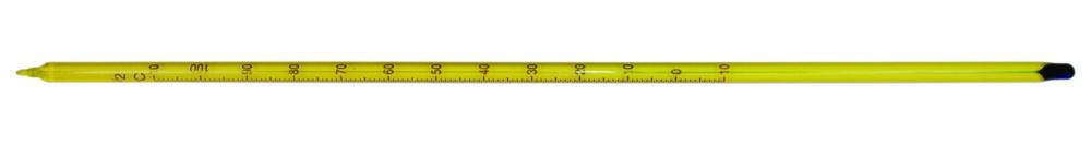 LLG Thermometer Economy -10 150:1°C, Stem Form 300x6mm, Submergence 76mm, Blue Filling