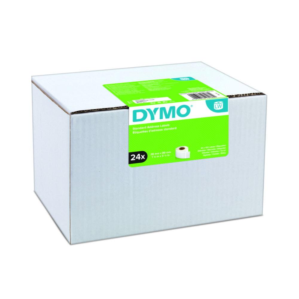 Dymo Original Label for LabelWriter Big Pack, White, Permanent, 24 x 130 Labels, 28mm x 89mm

