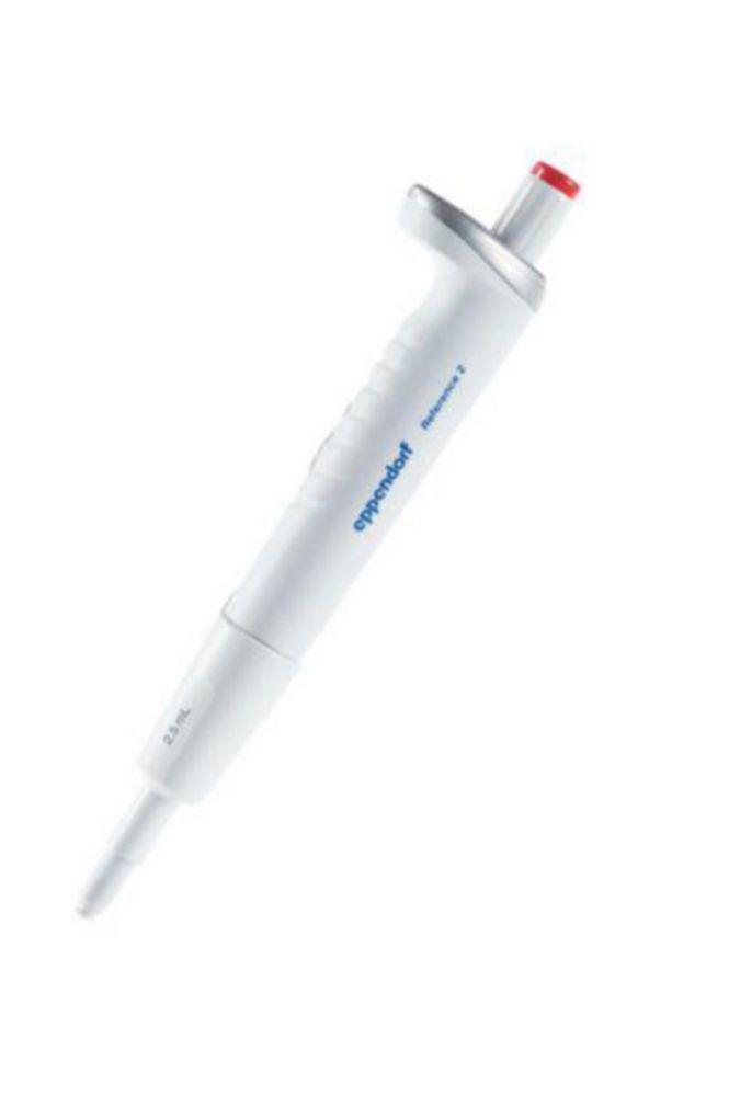 Eppendorf Reference 2 G, Single-Channel Pipette, Fixed, 2.5mL, Red