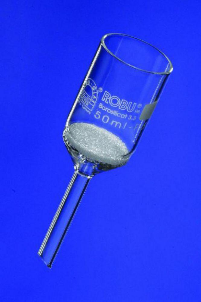Filter funnels 50ml porosity 2, 36mmØ, 10mm stem Ø