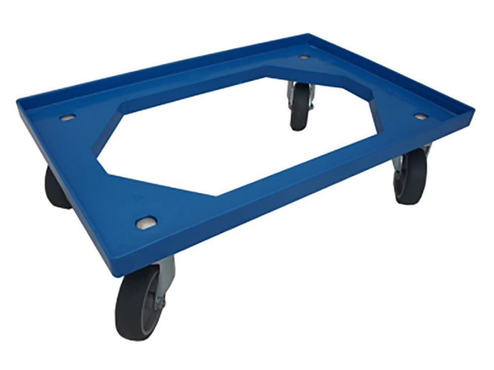 Surplus Systems  Trolley Blue PP 610x410x170 mm Without Brake Capacity 200 kg