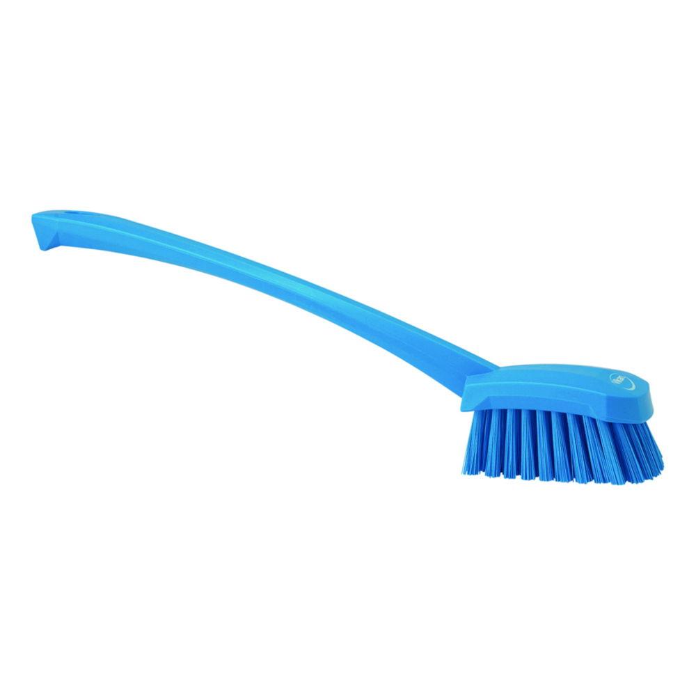Vikan Washing Brush with Long Handle 415 mm, Hard, Blue

