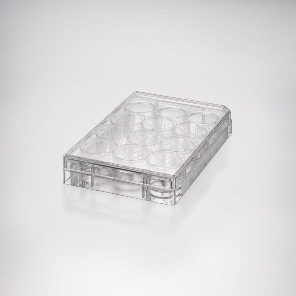 Jet Bio Tissue Culture Plates, 12-Well, PS, 4 cm Treated, Sterile, Pack of 100