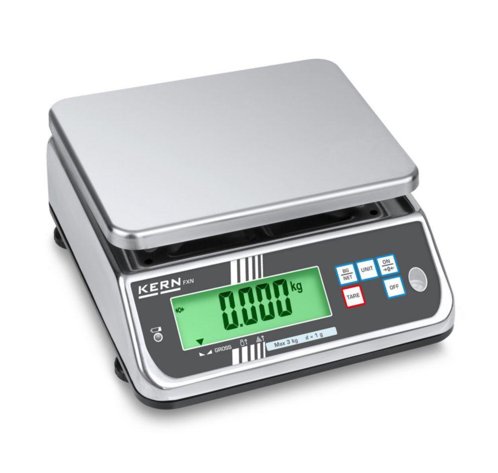 Kern & Sohn Bench Scale FXN 3K-3M, 3 kg / 1 g, Weighing Plate 236×195 mm