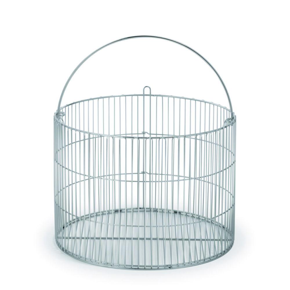 Wire basket CV-75, stainless steel Ø 370mm x heigth 280mm, for automatic autoclaves AES-75