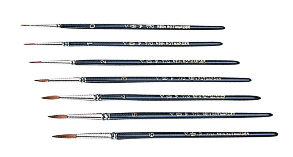 Pinselmanufaktur Red Marten-Hair Brush Size 4 – 15 mm Bristles
