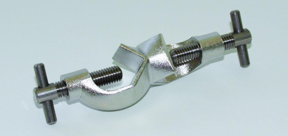 Carl Friedrich Usbeck Double Socket for Rods up to 16 mm – Stainless Steel with T-Bolts