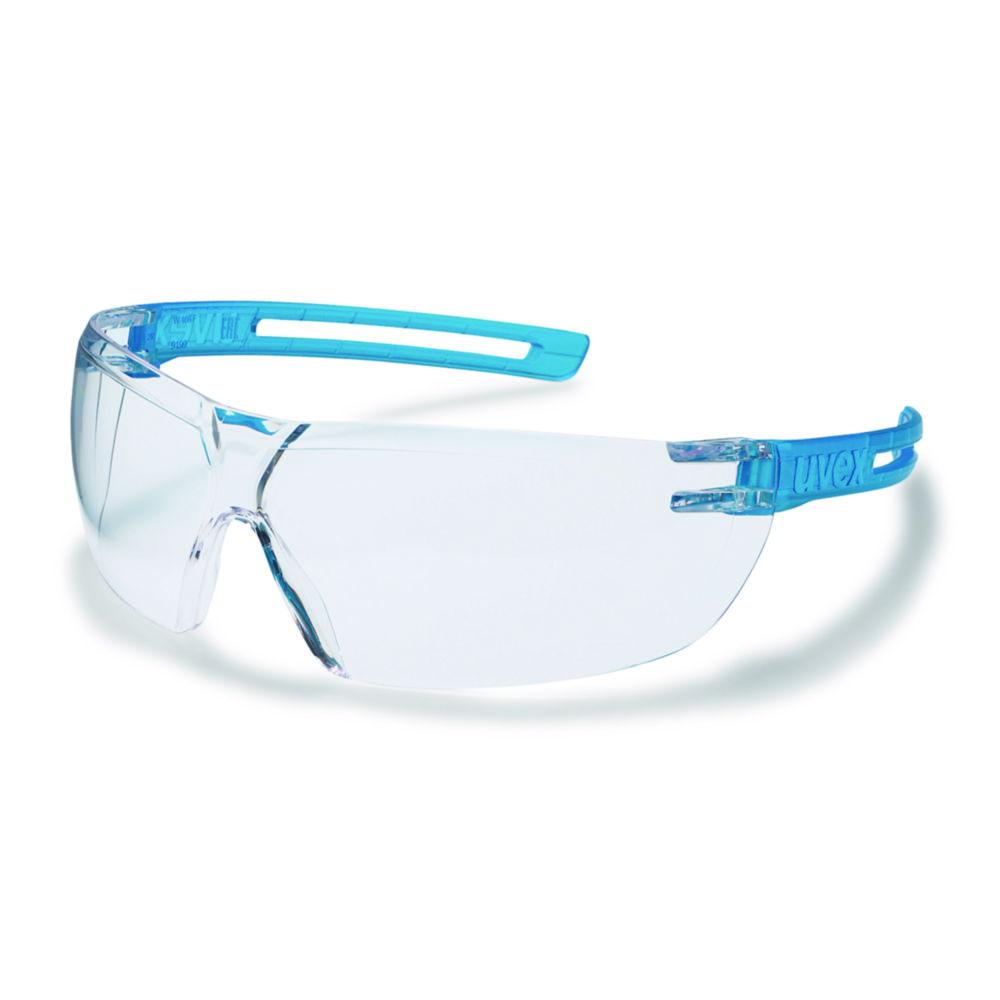 Uvex Safety Glasses X-Fit 9199, Translucent Blue Frame, Colorless Disc, UV 400, 2C-1.2W 1 FTKN CE

