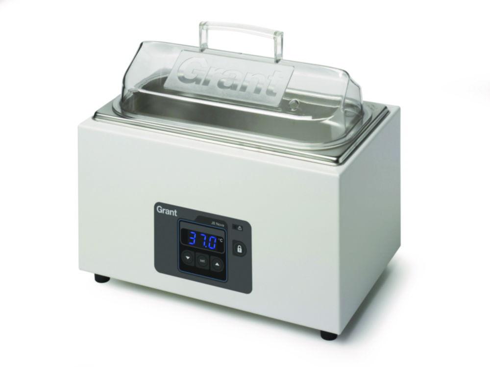 Grant Instruments JB Nova General Purpose Water Bath JBN5, Digital, 5 L, AMB5, 20°C to 95°C, Includes Clear Lid and Base Tray