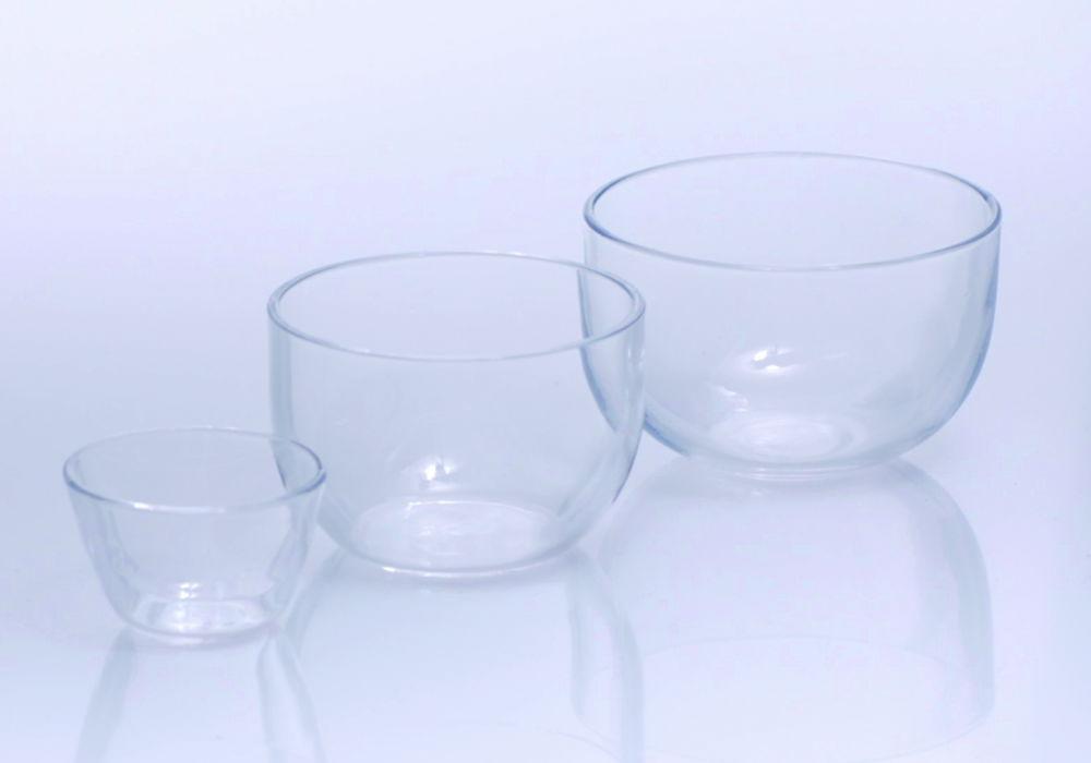 Quartz glass crucible 85 ml 70x44 mm, low form