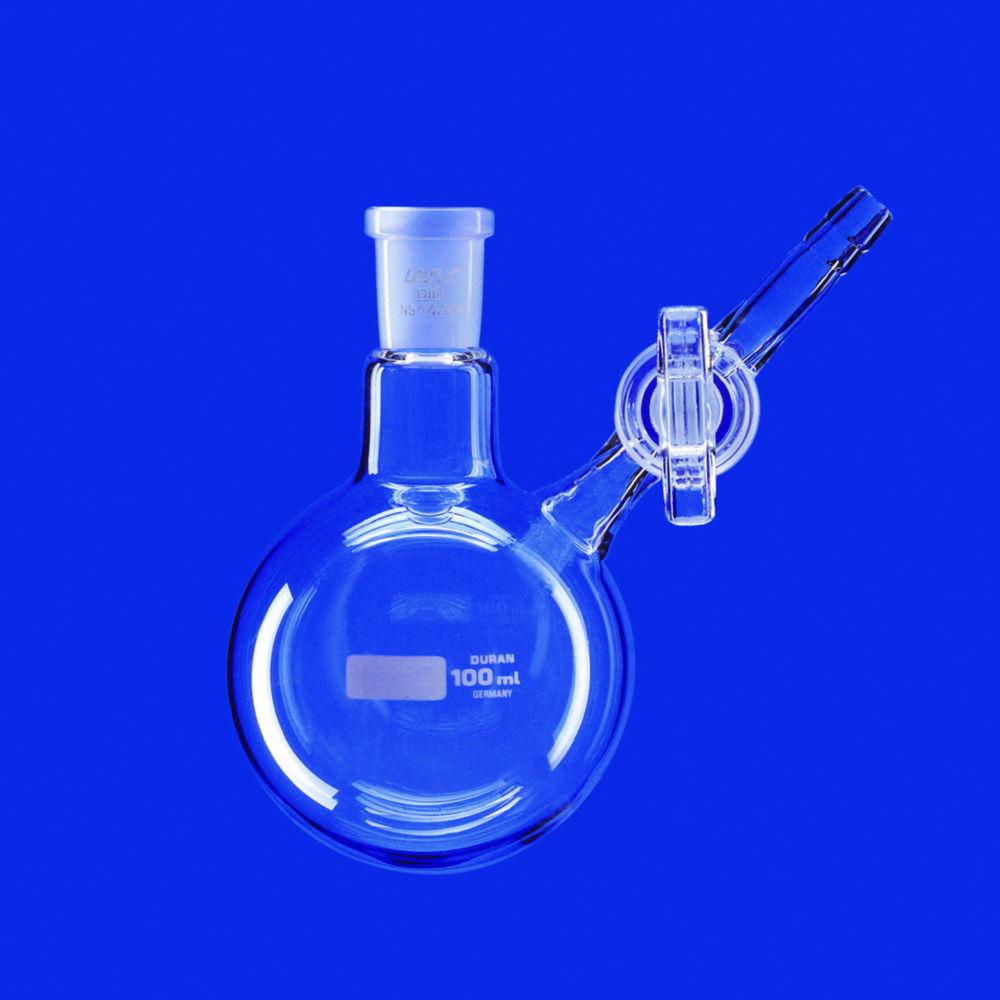 Lenz-Laborglas Nitrogen Round Bottom Schlenk Flasks NS 14/23 (25 mL & 100 mL)