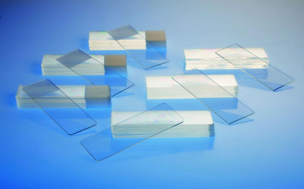 Epredia Microscope Slides 76x26 mm, Extra White, Cut Edges with Frosted End (Pack of 50)