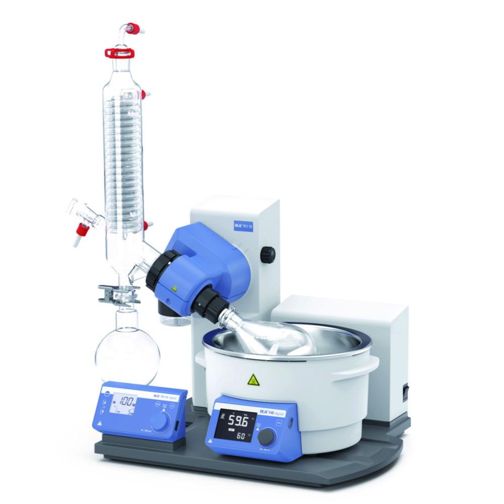 IKA Rotary Evaporator RV 10 Digital V-C 4L Heating Bath, Universal Safety Heating Bath, Vertical Glassware as Standard