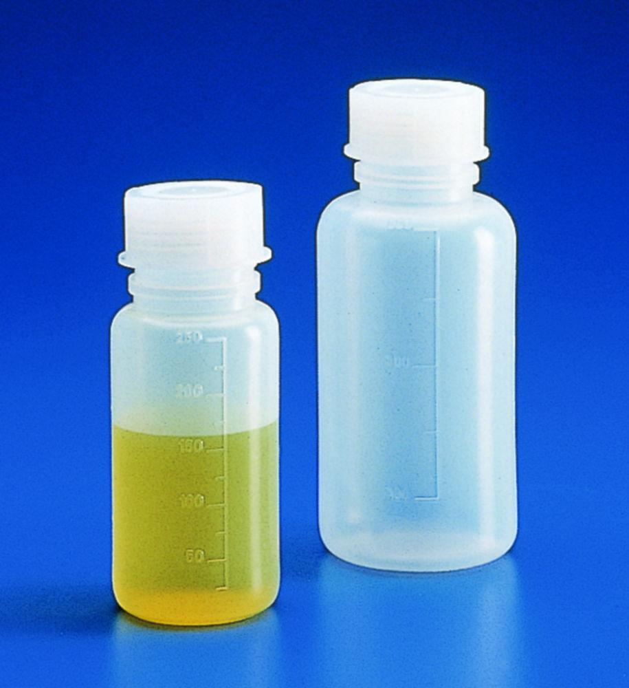 Kartell Wide Mouth Bottle 1000 mL PE Graduated with Closure GL 63