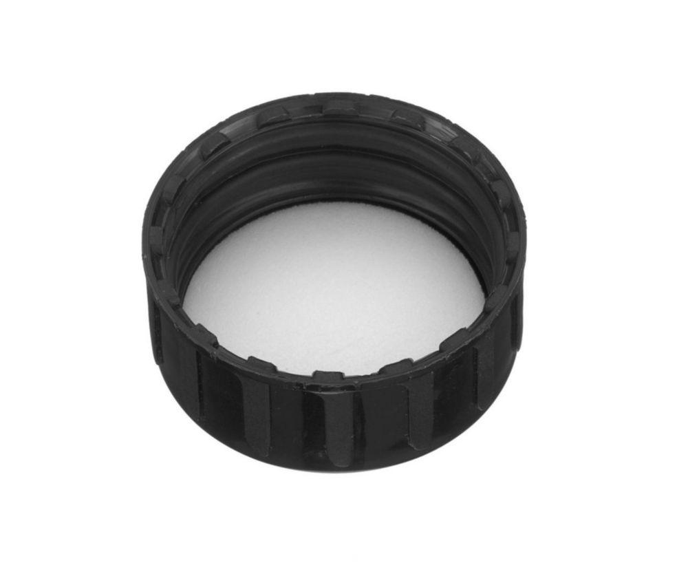 Kautex Textron Lid for Wide Neck Container - 41mm ID - Black