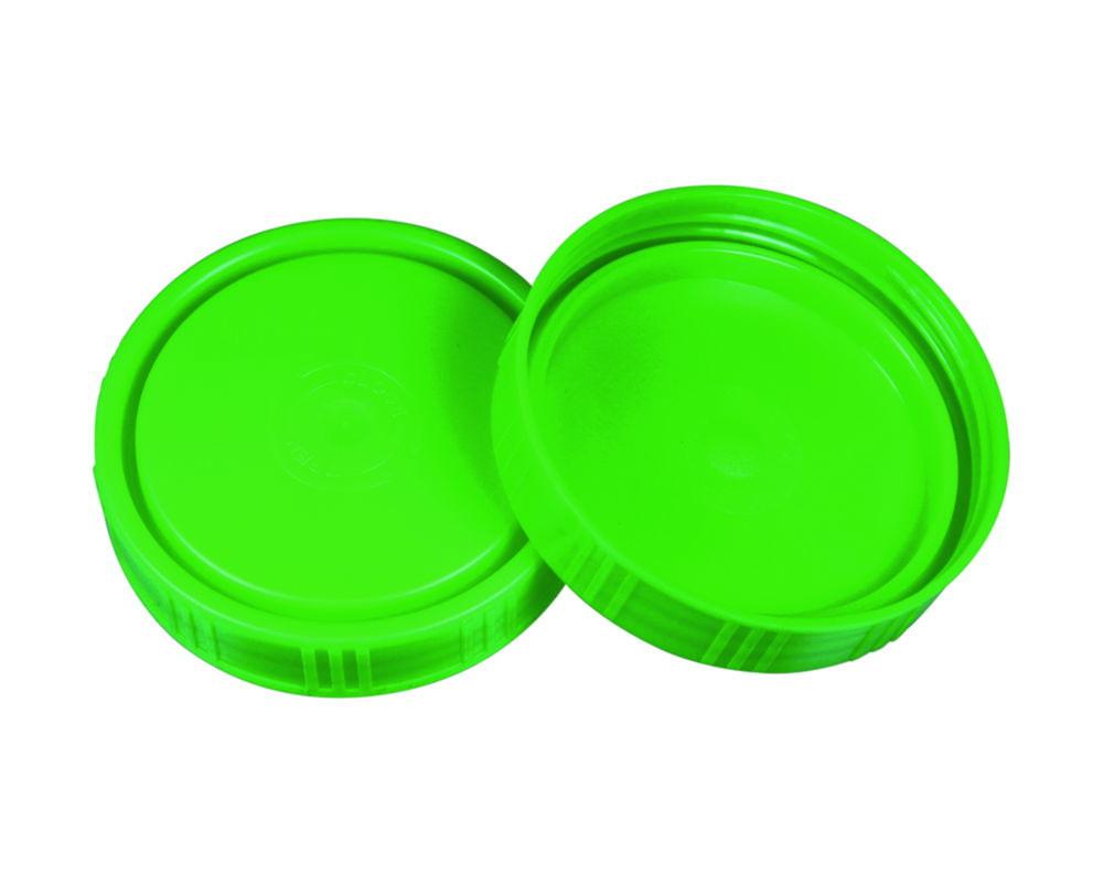 Paul Boettger Screw Cap, Green HDPE, for Urine Beaker, Pack of 1000