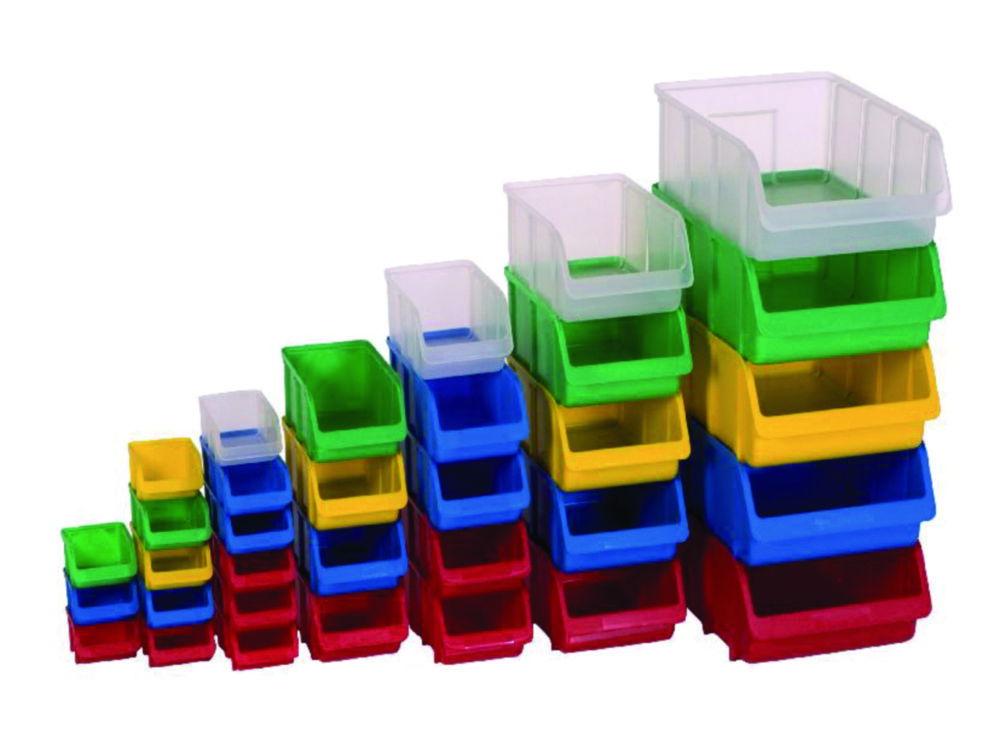 Storage bin, PP, size 4, transparent 205x335/295x155mm