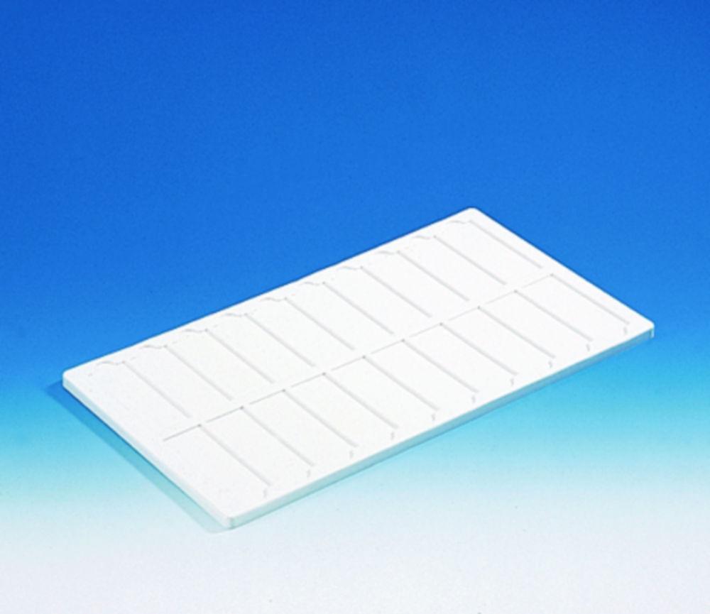 Kartell Microscope Slide Tray PVC for 20 Slides 76 x 26 mm