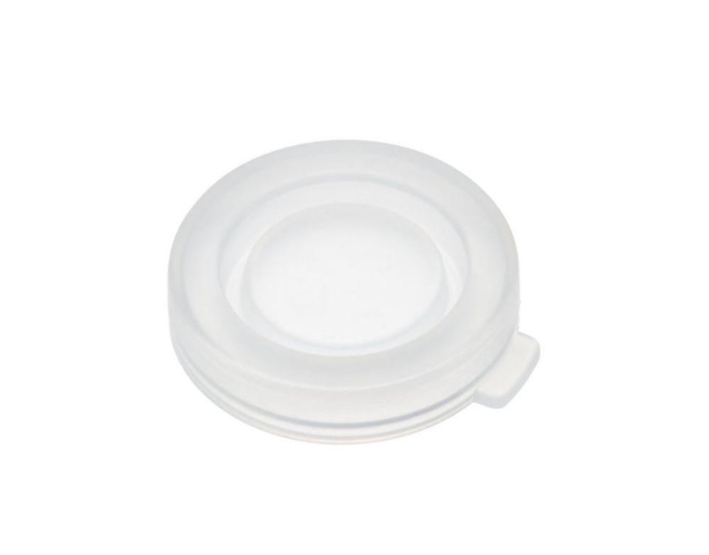 LLG Snap Cap N 22 LDPE Transparent Closed Top Pack of 100