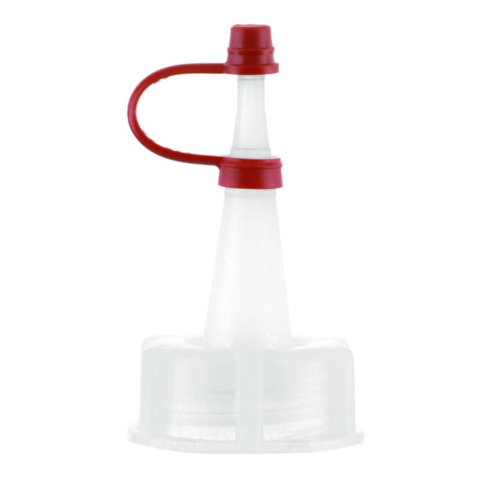 Kautex Textron Drip Closure Complete 25 mm Ø for 250-500 mL with Long Nozzle, Consisting of 2000072100, 2000073350